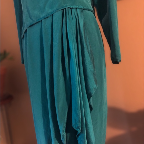 Nordstrom Gallery Vintage Dress 100% Silk - Picture 4 of 6